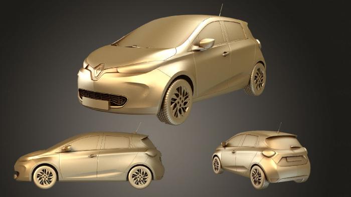نموذج ثلاثي الأبعاد لآلة CNC السيارات والنقل رينو زوي